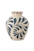Artisan Hand-Painted Floral Ceramic Vase